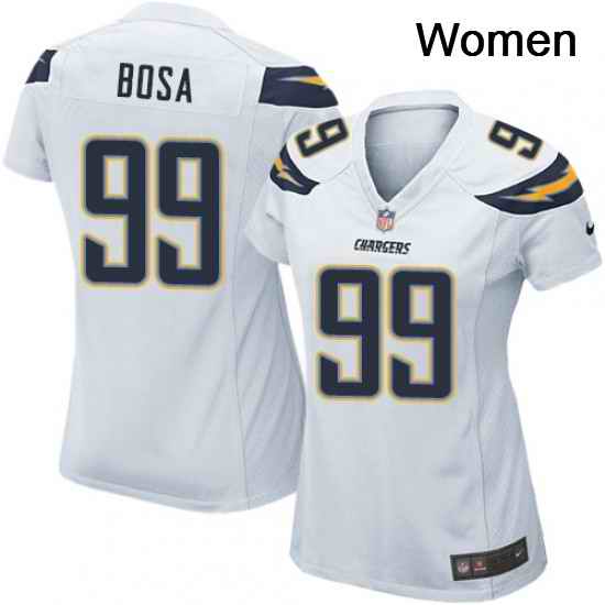 Womens Nike Los Angeles Chargers 99 Joey Bosa Game White NFL Jersey
